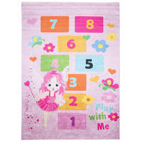 TEPPICH EMMA Rosa 160/230 cm - Rosa, Kunststoff (160/230cm) - Tapiso