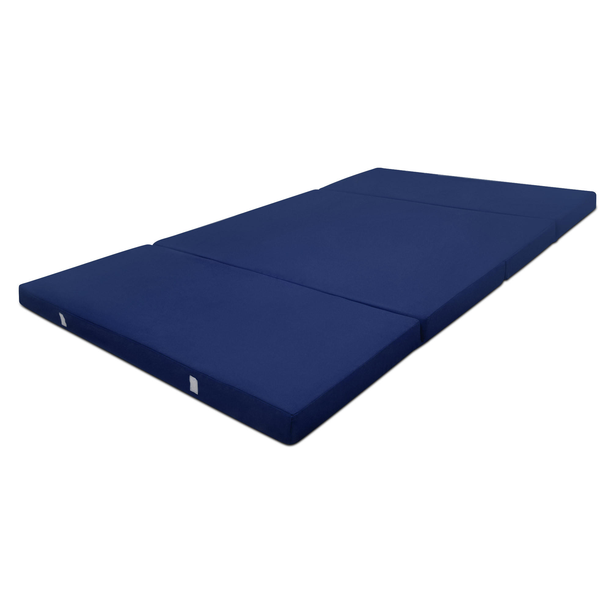 KLAPPMATRATZE Campix 195/120/7 cm Dunkelblau - Dunkelblau, Textil (195/120/7cm) - Beautissu 