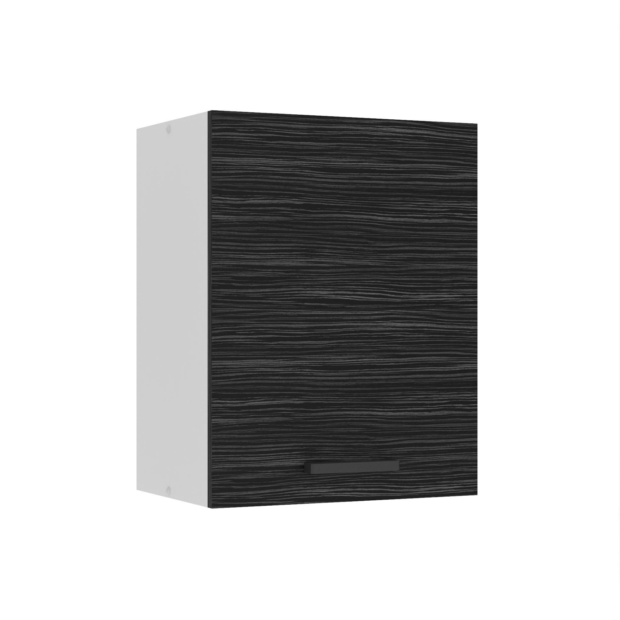 HÄNGESCHRANK SG 45 cm, mit 1 Tür, Königliches Ebenholz - Schwarz, Holz (45/58/29.6cm) - B BELINI GROUP