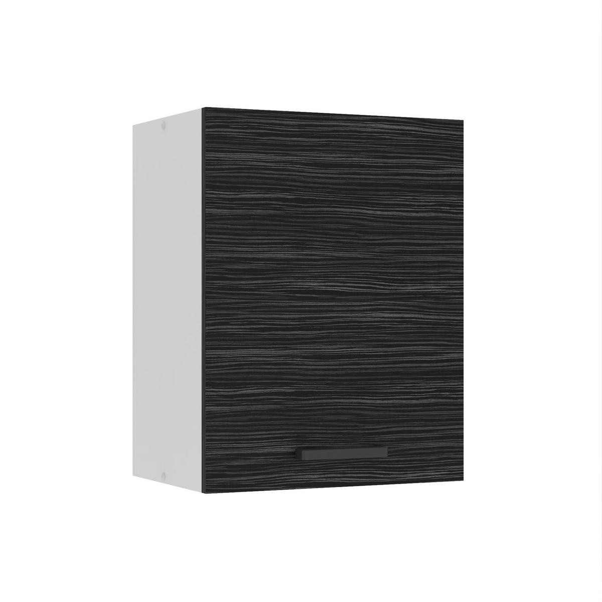 HÄNGESCHRANK SG 45 cm, mit 1 Tür, Königliches Ebenholz - Schwarz, Holz (45/58/29.6cm) - B BELINI GROUP