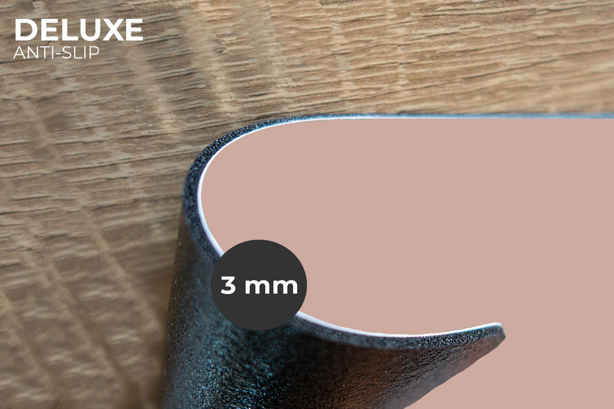 PLATZSETS 6er-Set Rosa - Palette - Einfarbig - Einfarbig rosa 45x30 cm Tischset - Altrosa, Kunststoff (0.3/45/30cm) - MuchoWow
