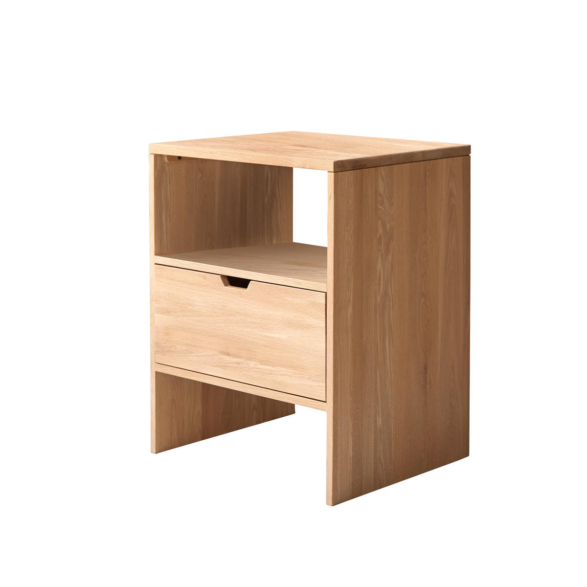 WASCHTISCHUNTERSCHRANK Kwarto Natur aus Eiche - Naturfarben, Holz (60/78/50cm) - Tikamoon