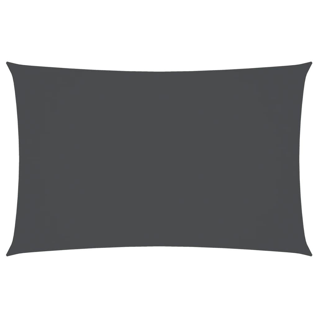 SONNENSEGEL Oxford-Gewebe Rechteckig 3,5x5 m Anthrazit - Anthrazit, Textil (500/350cm) - furnicato