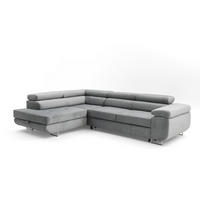 ECKSOFA WILD L Links Grau - Grau, Holz (203/274cm) - Muffo