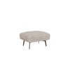 HOCKER Loris Beige Samt - Beige/Schwarz, Holz/Textil (83/47/62cm) - S-Style Möbel