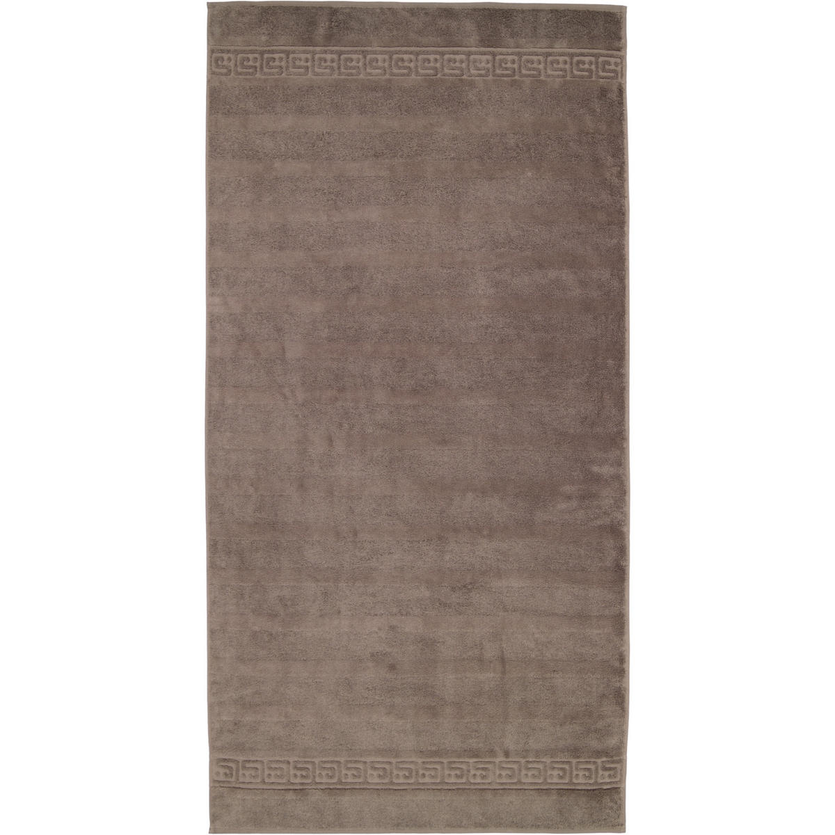 DUSCHTUCH NOBLESSE UNI 1001 WALNUSS - 348 - Braun, Textil (80/160cm) - Cawoe