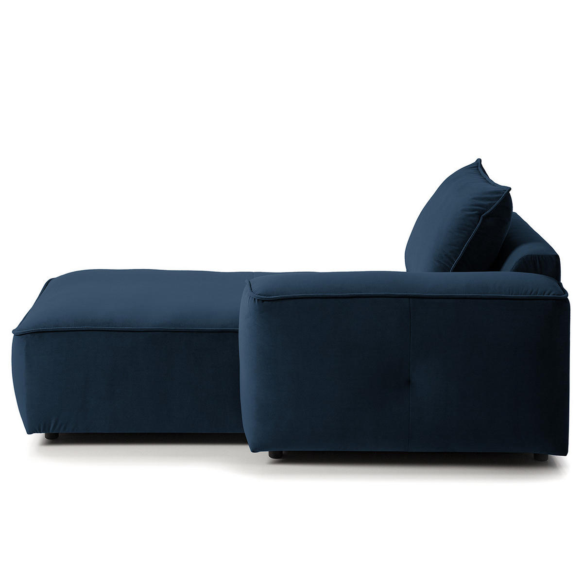 MODULLONGCHAIR - Dunkelgrau, Holz/Textil (170/82/105cm) - home24