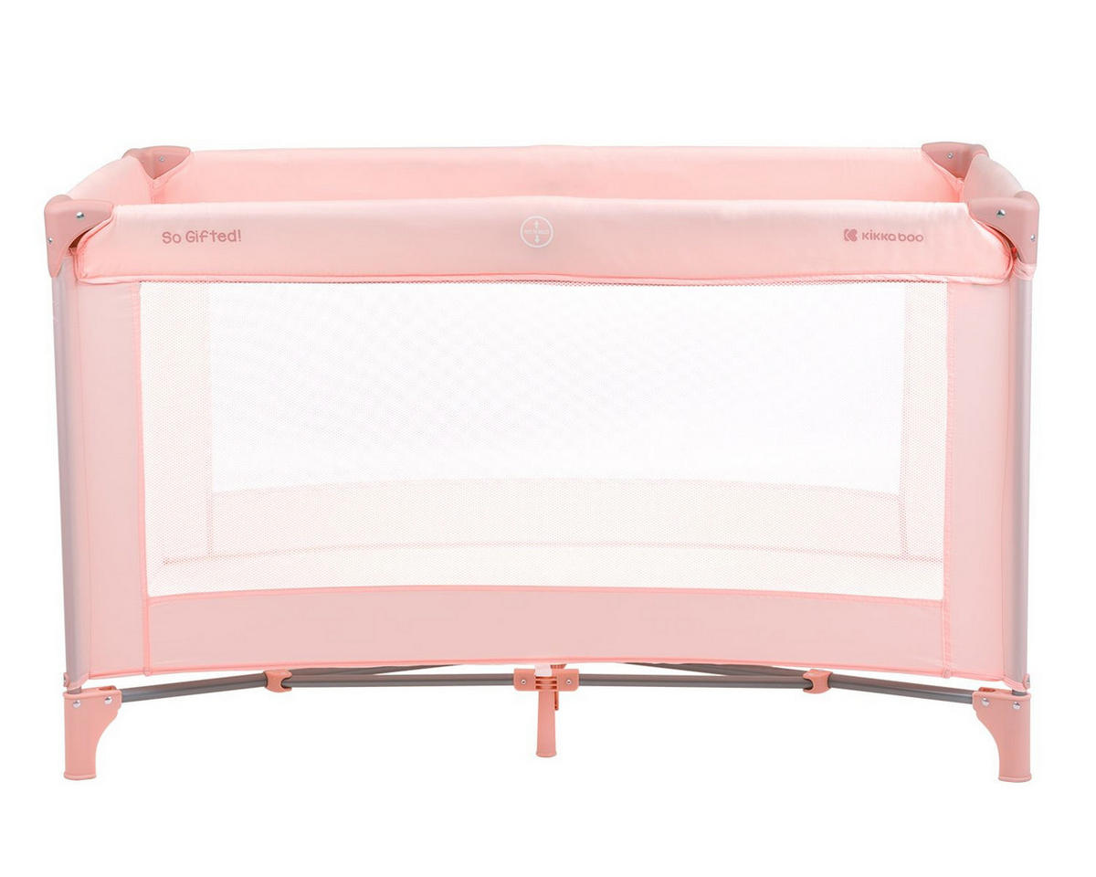 REISEBETT so gifted rosa pink weiche Matratzenauflage, Seiteneingang - Rosa, Metall (60/120cm) - Kikka boo