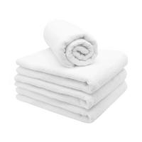 SAUNATUCH, 4er-Set, 70x180 cm, 100% Baumwolle, Weiß - Weiß, Textil (70/180cm) - Zollner