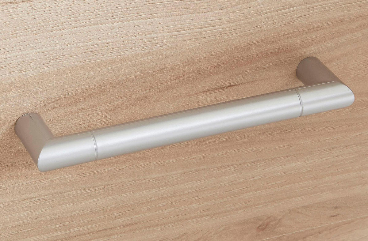 NACHTKONSOLE 2ER SET Angie Hickory Oak / graphit je 52 / 38 / 40cm - Graphitfarben/Braun, Holz/Holzwerkstoff (52/40/38cm) - Wimex