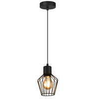 PENDELLEUCHTE Marthalynn 12/10/173 cm - Schwarz, Metall (12/10/173cm) - ZMH