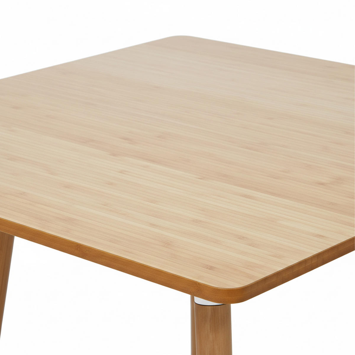 JÍDELNÍSTŮL - světle hnědá, kov/dřevo (75/75/75cm) - Relaxdays