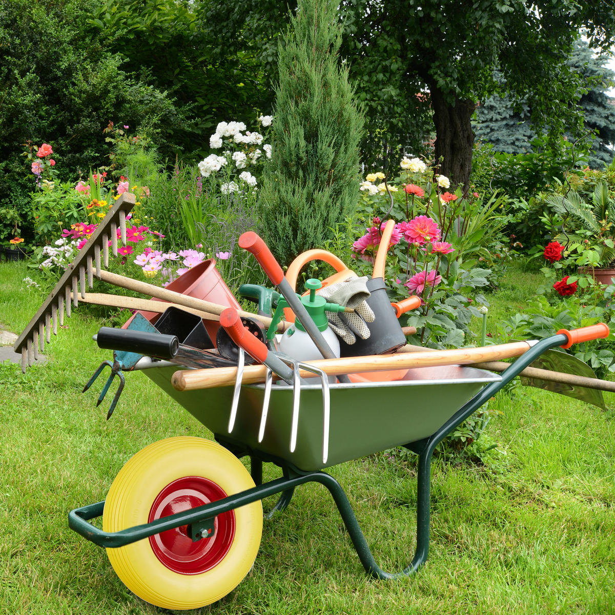 SCHUBKARRENRAD - Schwarz, Kunststoff/Metall (39/39/9cm) - Relaxdays