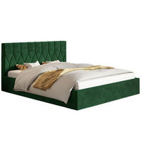 BETT Einzelbett Butelkowa Zieleń OLDO 9 Mit Bettkasten 120x200 cm - Grün, Textil (120/200cm) - Sepro Meble