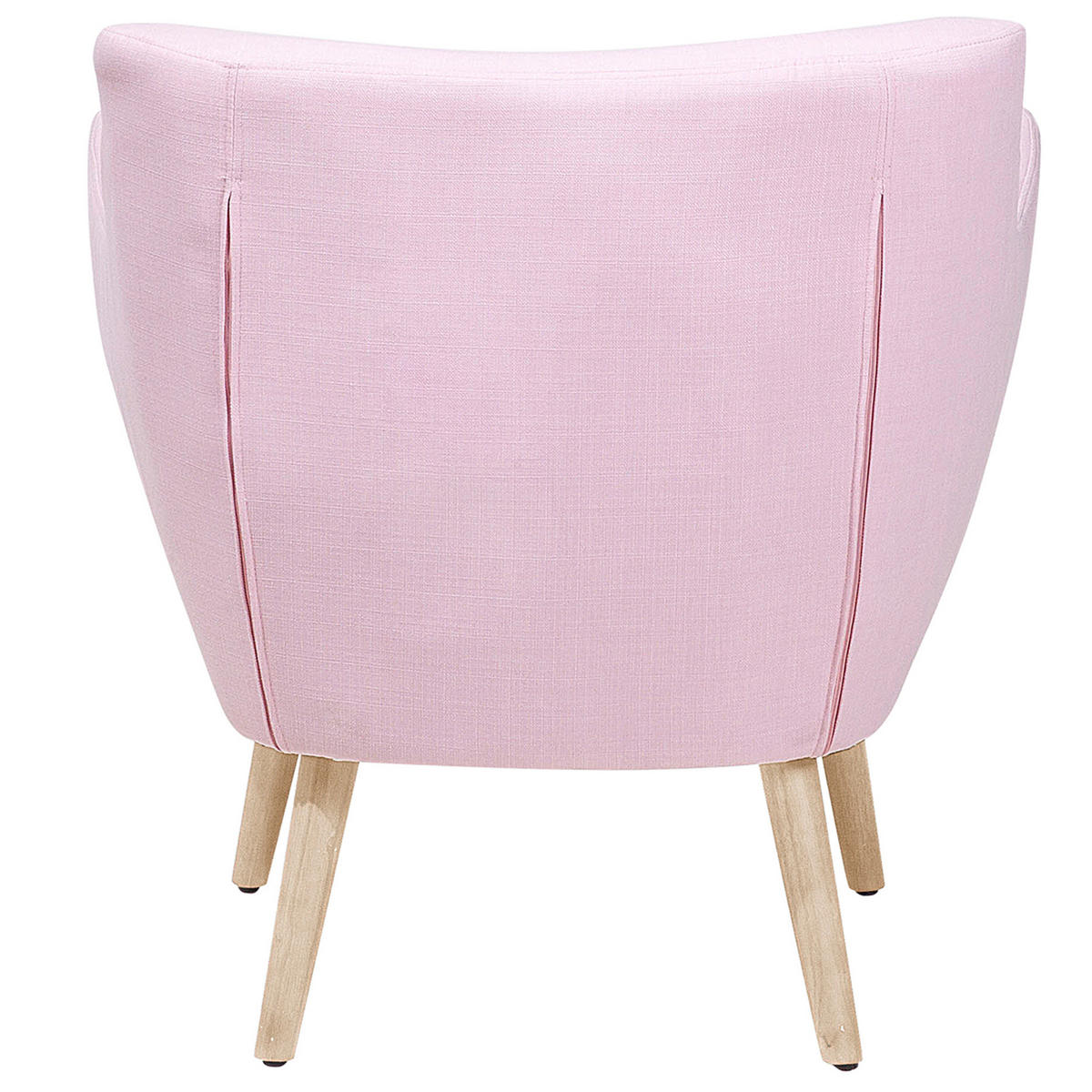 SESSEL Polsterbezug Rosa Drammen - Pink, Holz/Textil (71/84/54cm) - Beliani