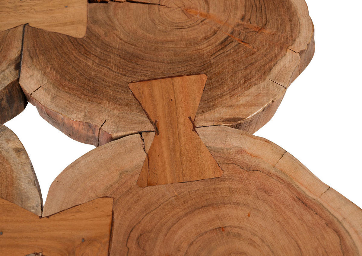 COUCHTISCH Akazie 104x65x45 natur lackiert LOUNGE COLLECTION #25 - Naturfarben, Holz (104/65/45cm) - Massivmoebel24