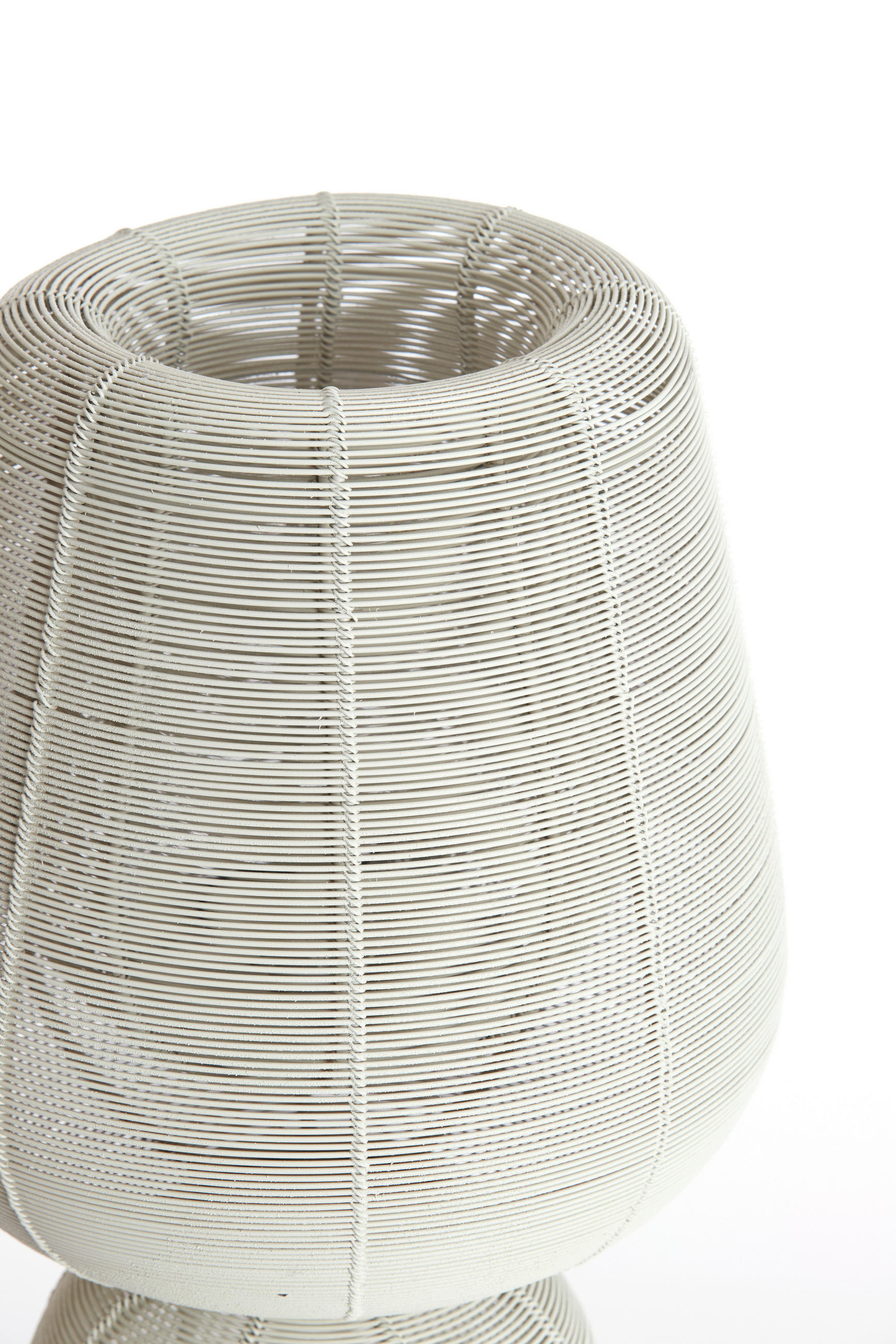 WINDLICHT Fellini Weiß Ø25/52,5 cm - Weiß, Metall (25/52.5/25cm) - Light & Living