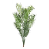 KUNSTBLATT Leaves Grün 135/10/5cm - Grün, Metall (10/5/135cm) - PTMD Collection