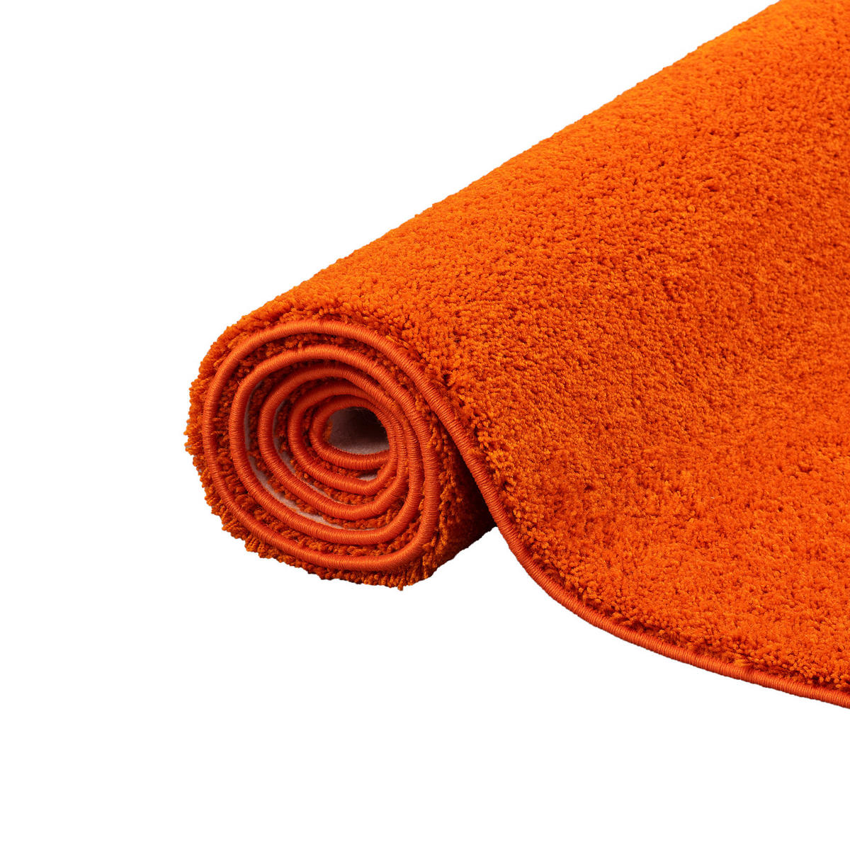 HOCHFLOR SHAGGY LÄUFER TEPPICH PALACE - Orange, Textil (80/400cm) - Snapstyle