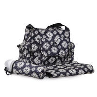 WICKELTASCHE Karina Wickelunterlage, Isoliertasche, Fronttasche, Rückentaschen, Polyester - Schwarz, Textil (39/29/16cm) - Cangaroo