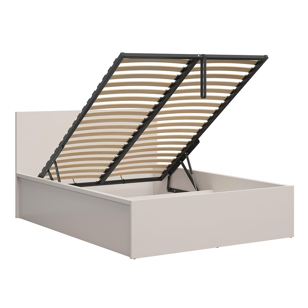 BOXBETT 140/200 Edwin Kaschmir - Beige, Holzwerkstoff (140/200cm) - Petits-meubles