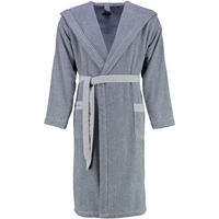 BADEMANTEL UNISEX KAPUZE MELANGE SMOKE BLUE-OFFWHITE - Blau, Textil (Mnull) - Marc O'Polo