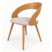 STUHL Grau M-105 Komfortabel - Beige, Textil (57/82/47cm) - Sepro Meble