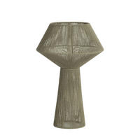 TISCHLAMPE Fugia Grün Ø36/57 cm - Grün, Textil (36/36/57cm) - Light & Living
