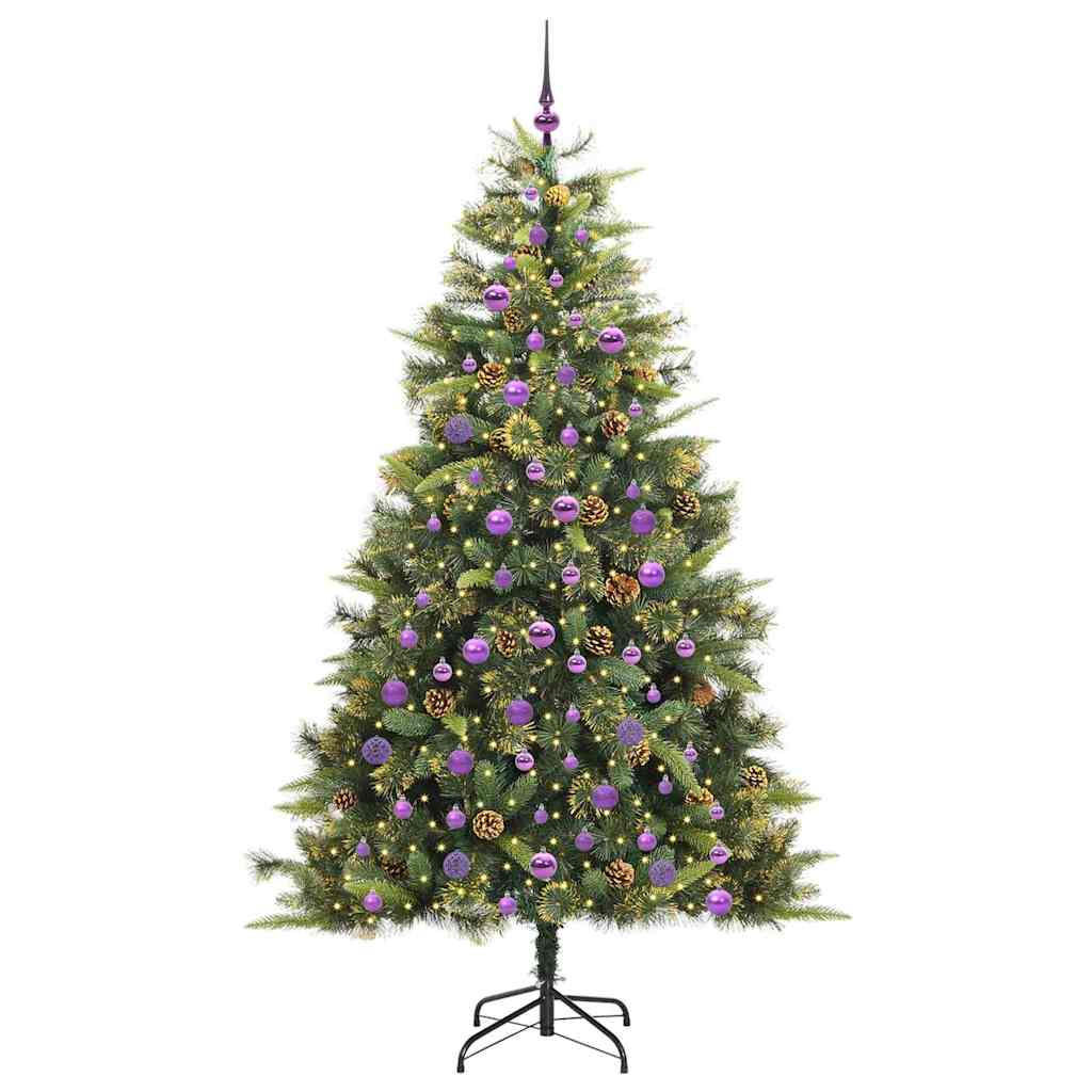 vidaXL Weihnachtsbaum Grün 210 cm