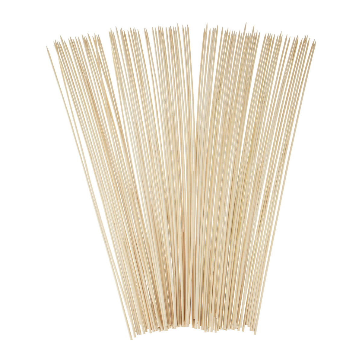 500xSCHASCHLIKSPIEßE - Hellbraun, Holz (0.4cm) - Relaxdays