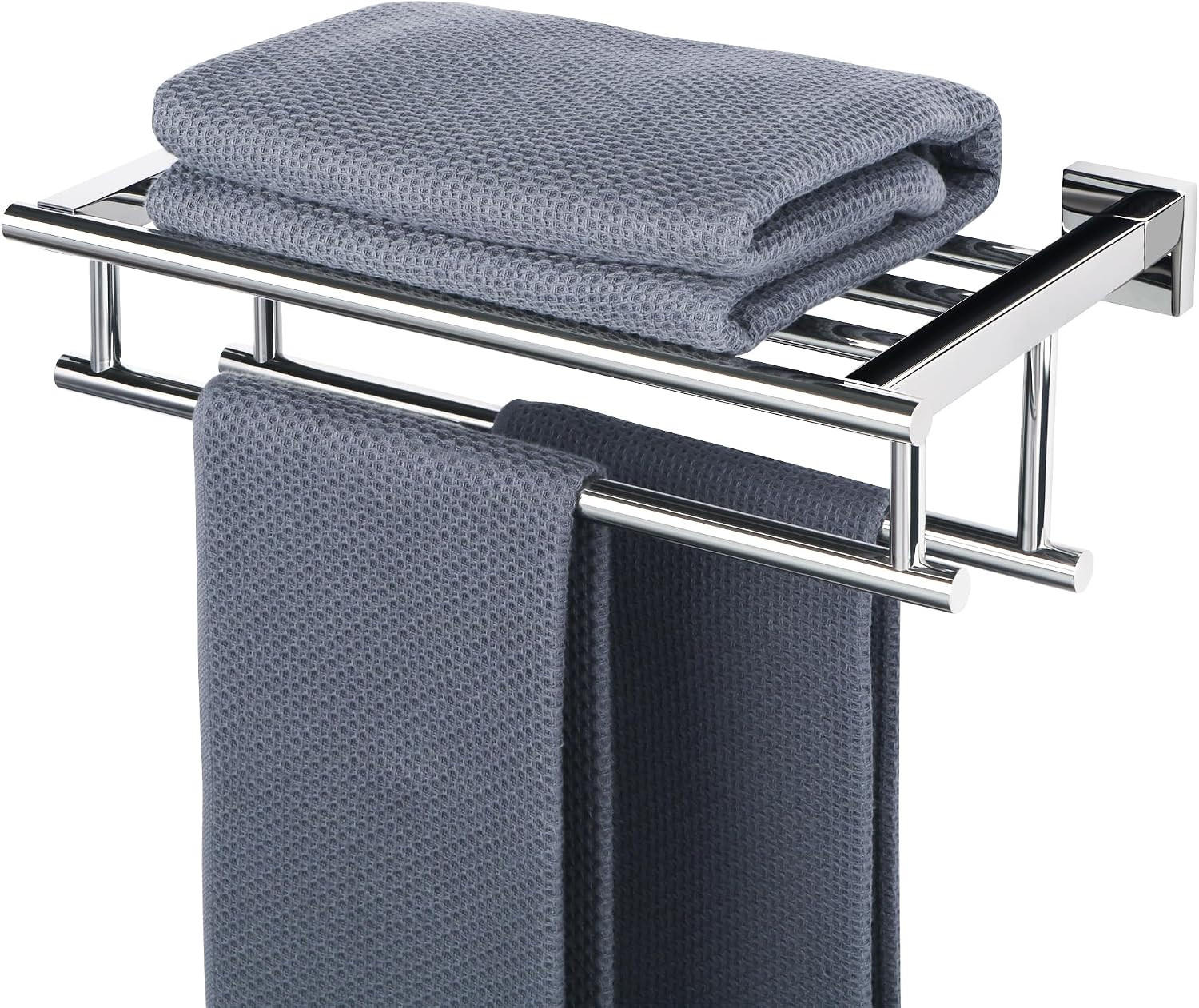 HANDTUCHSTANGE , wandmontierte, 40 cm - Silberfarben, Metall (20/12/40cm) - BELZ