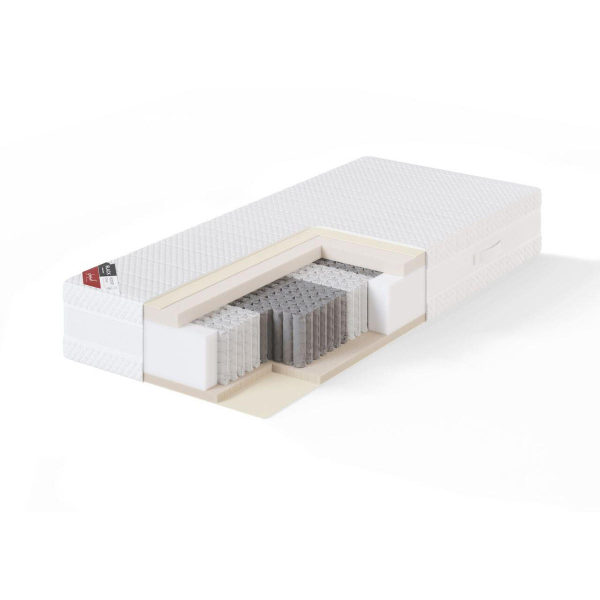 MATRAZE WEIß - Weiß, Textil (90/200cm) - FURNLUX