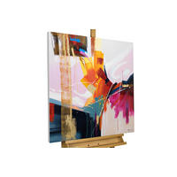ÖLGEMÄLDE 80/80 cm - Multicolor, Holz/Textil (80/80cm) - KUNSTLOFT