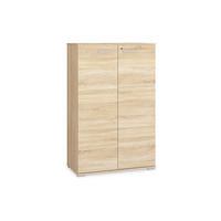 AKTENSCHRANK Optimal Sonoma Eiche hell 79 / 41 / 124cm - Braun/Sonoma Eiche, Holz/Holzwerkstoff (79/124/41cm) - Feldmann-Wohnen