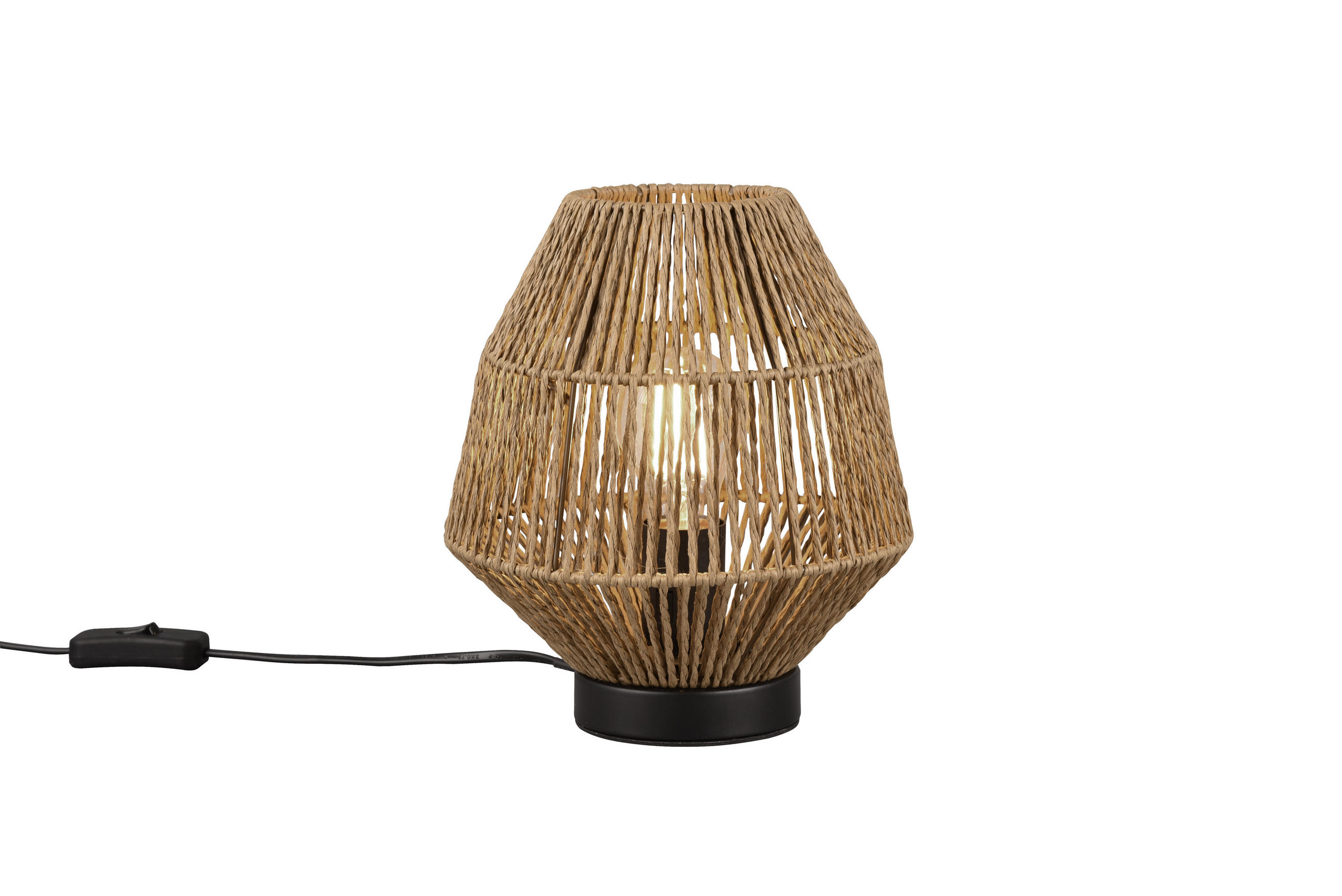 Trio Leuchten Tischlampe Braun 20x20.5x20 cm