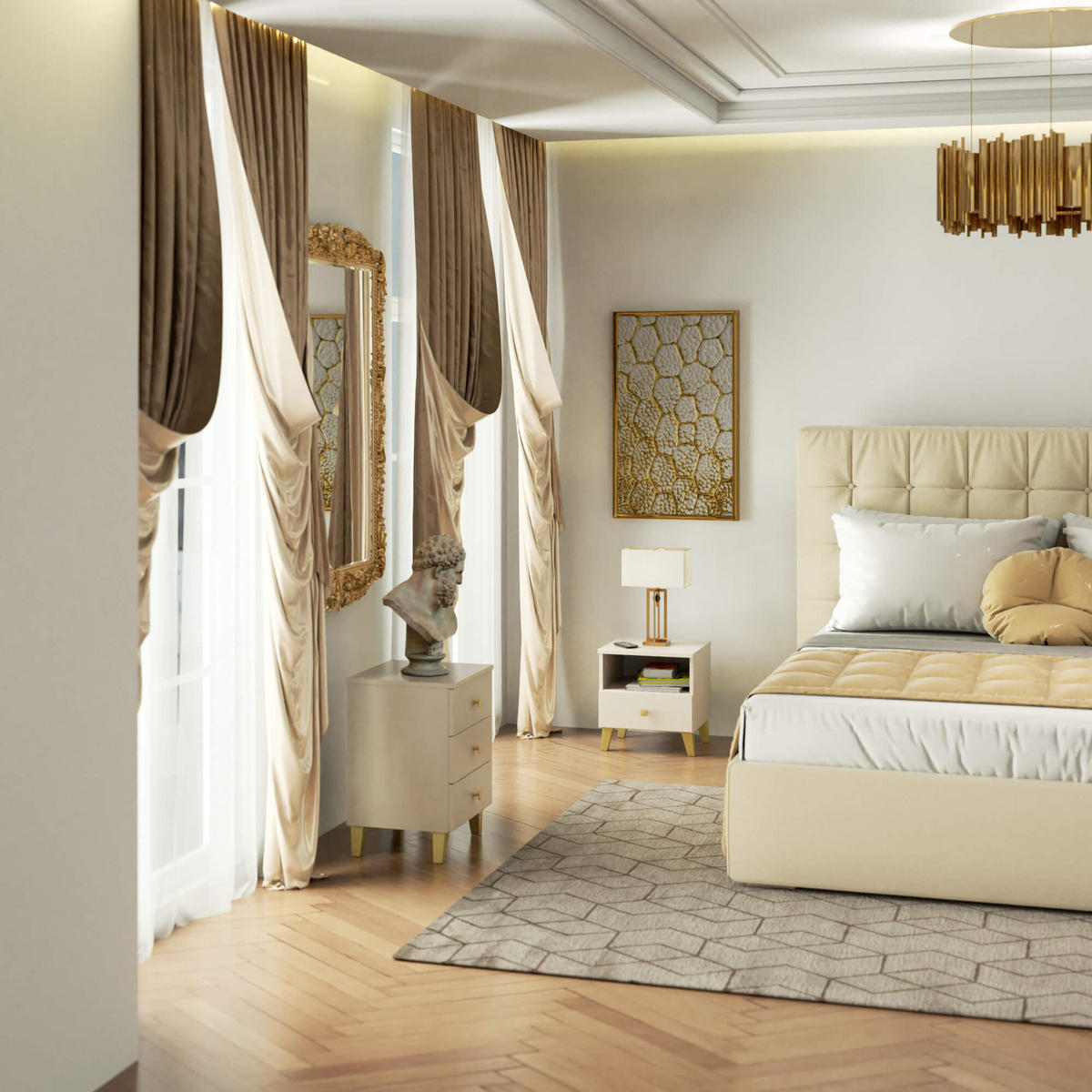 NACHTTISCH Kaschmir 43/40/37 - Kaschmir, Holzwerkstoff (40/43/37cm) - RAUMHIRSCH FURNITURE