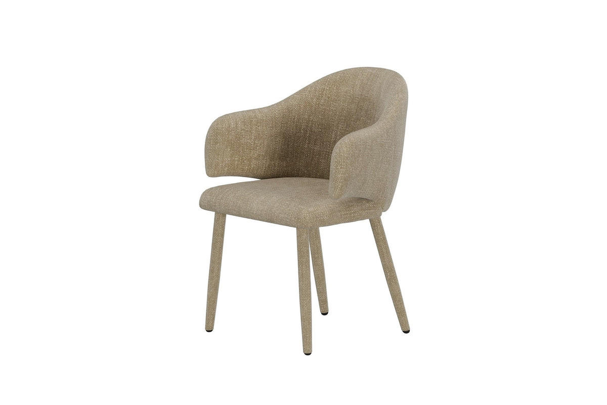 ESSZIMMERSTUHL Kera Beige 2er Set - Beige, Holz/Textil (57/79/54cm) - kommodly