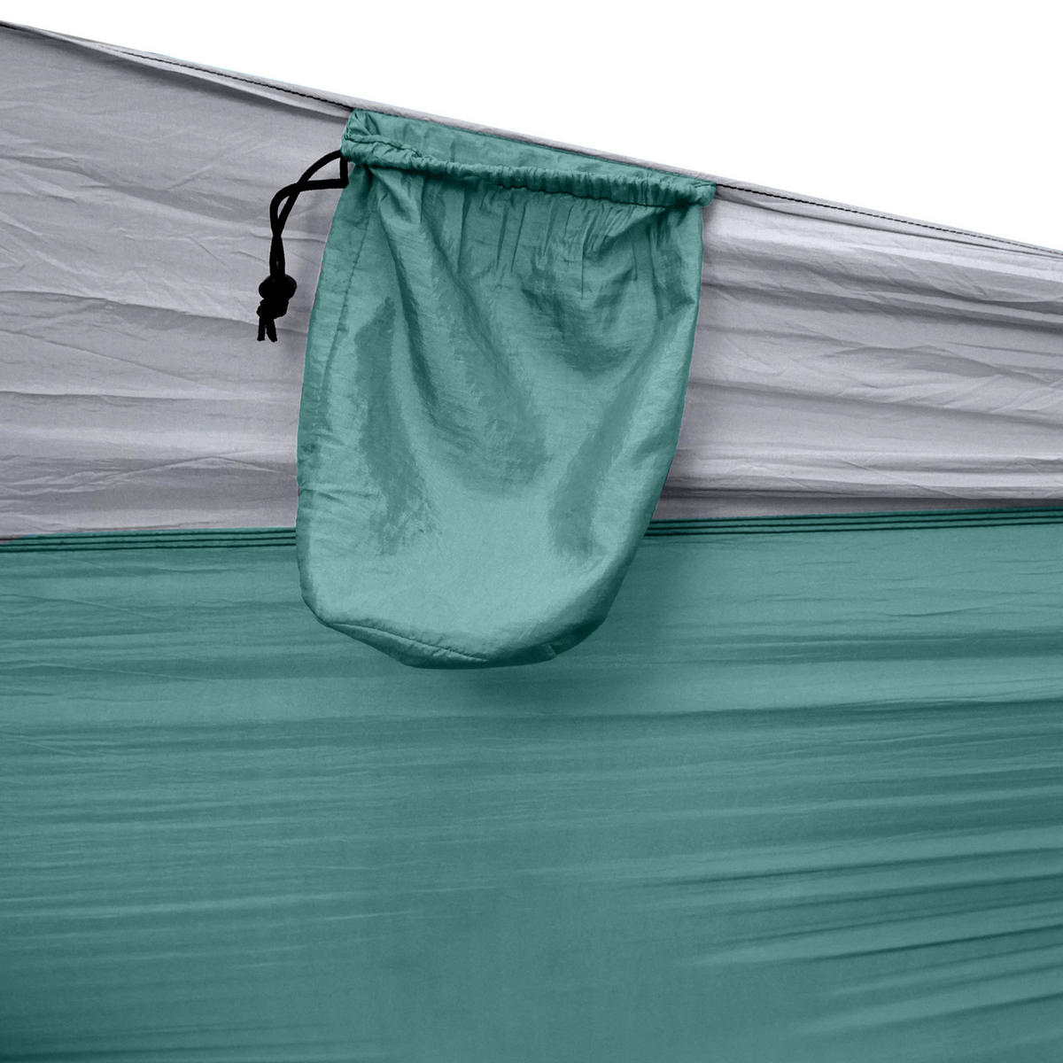 HÄNGEMATTE Camping Grün/Hellgrau - Grün, Textil (200/1/300cm) - SVITA