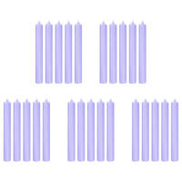 STABKERZE (25er Set) Rainbow - Flieder, Paraffin (2.2/18/2.2cm) - Butlers