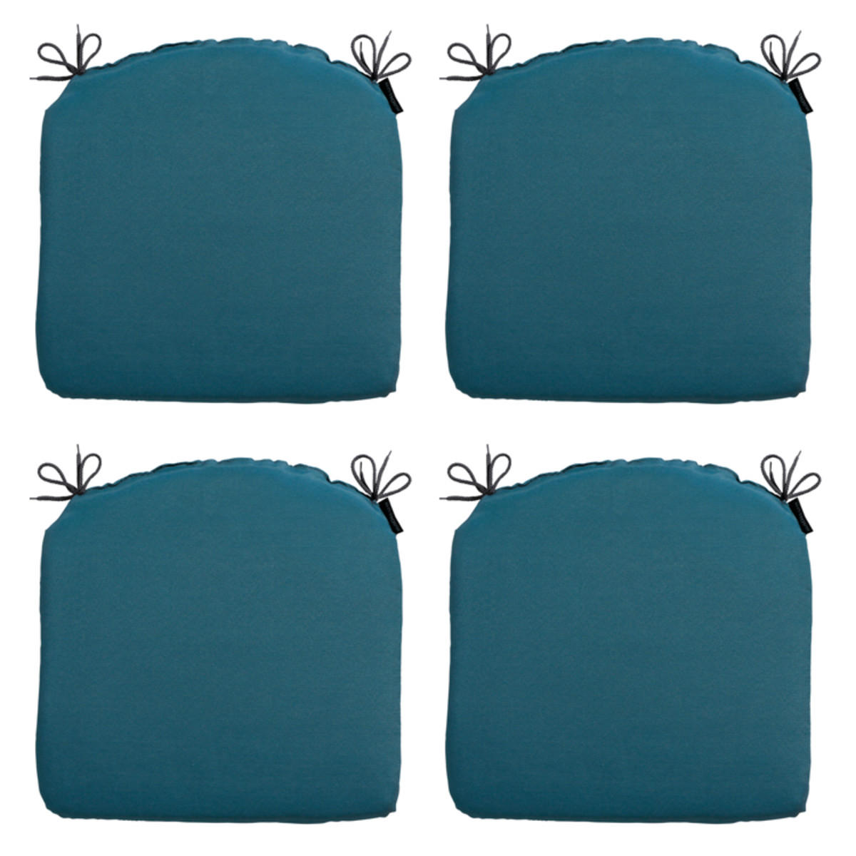 SITZKISSEN Panama 46/48 cm 4er-Set - Petrol, Textil (48/4/46cm) - Madison