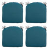 SITZKISSEN Panama 46/48 cm 4er-Set - Petrol, Textil (48/4/46cm) - Madison