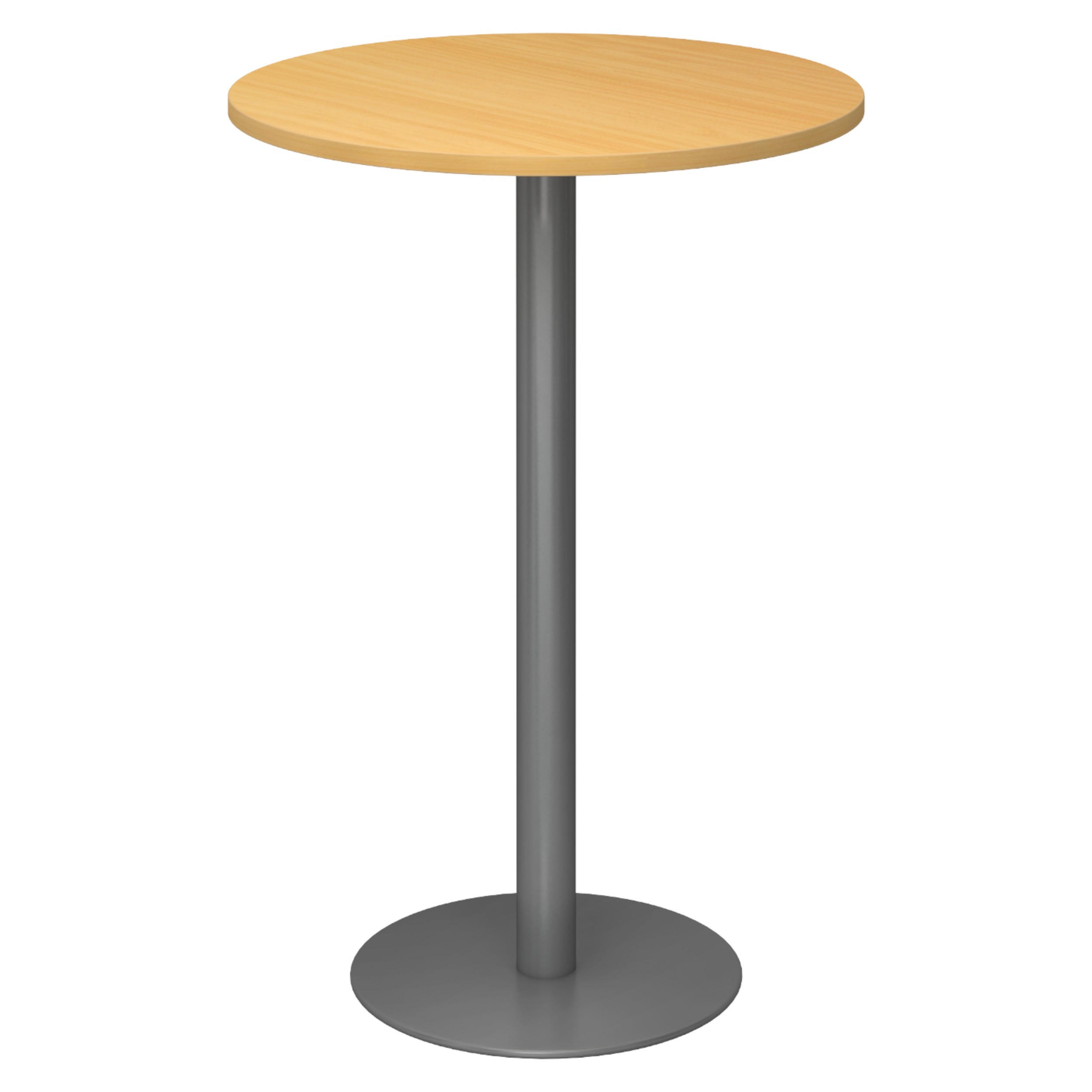 STEHTISCH rund STH 80/80/111,6 cm in Buchefarben/Graphitfarben - Buchefarben/Graphitfarben, Holzwerkstoff (80/80/111.6cm) - bümö
