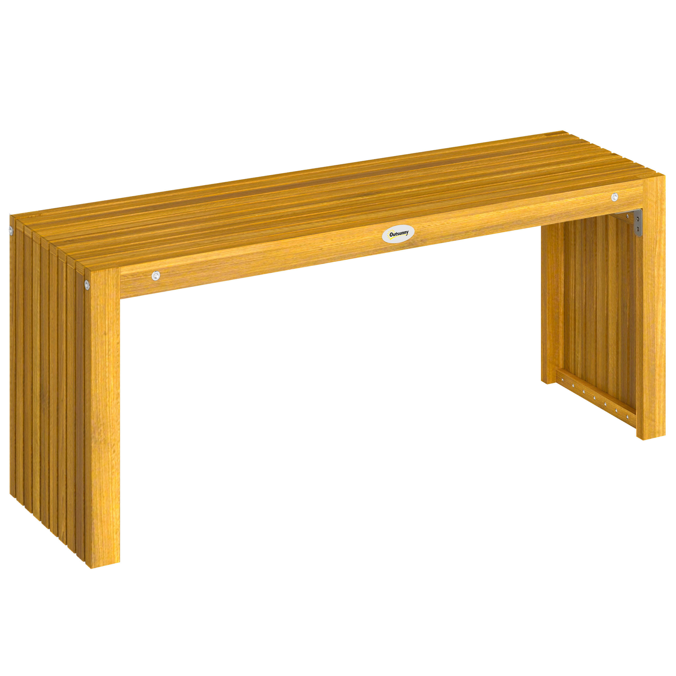GARTENBANK DE-17795 2-Sitzer mit Lattenrost Natur - Naturfarben, Holz (110/45/30cm) - ComfortXL