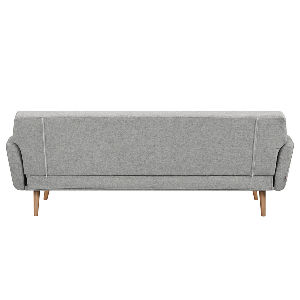 SCHLAFSOFA - Filz - Beige/Hellgrau, Birkenholz/Textil (212/79/85cm) - home24