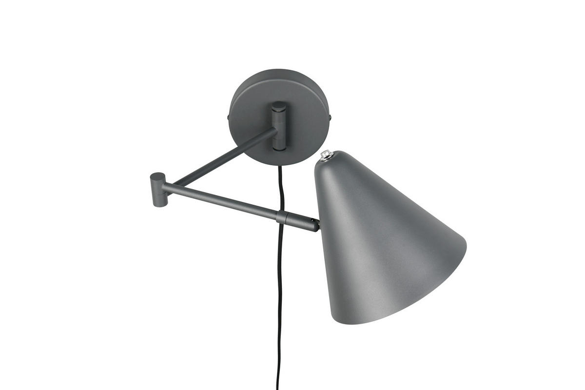WANDLEUCHTE COSIMA - Anthrazit - 15/15/16 cm - Anthrazit, Metall (54/16/54cm) - Trio Leuchten