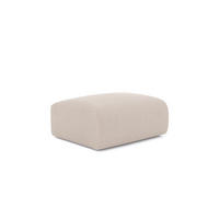 POUFS MYRA Köpergewebe Beige 75cm - Beige, Textil (75/45/75cm) - Sia Home