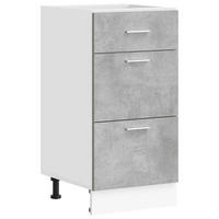 UNTERSCHRANK Lyon Betongrau 40/46/81,5 Cm Holzwerkstoff - Grau, Holzwerkstoff (46/81.5/40cm) - vidaXL