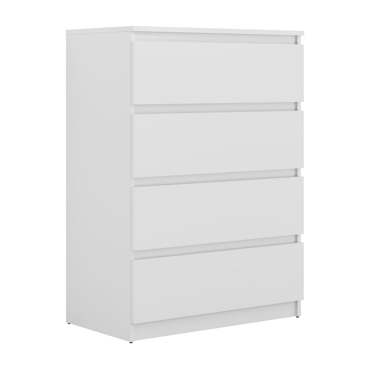 HIGHBOARD HANA M4 70 Weiß - Weiß, Holzwerkstoff (70/97/40cm) - Lookway