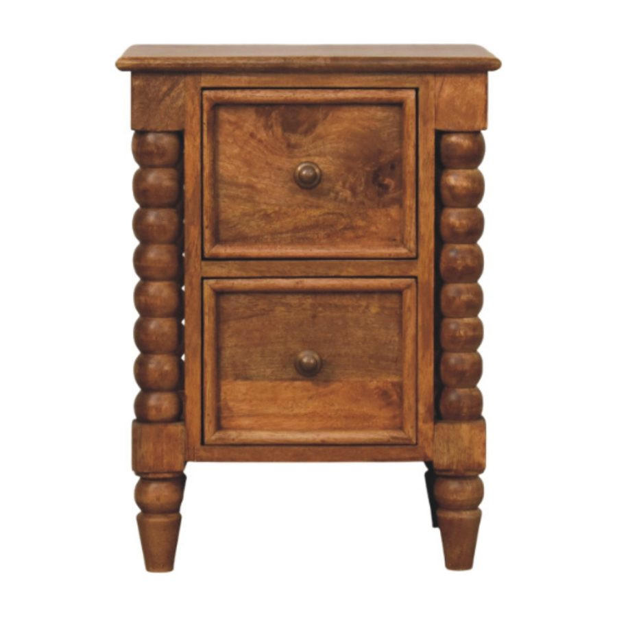 Artisan Furniture Nachtkasten Hellbraun 40x55x30 cm