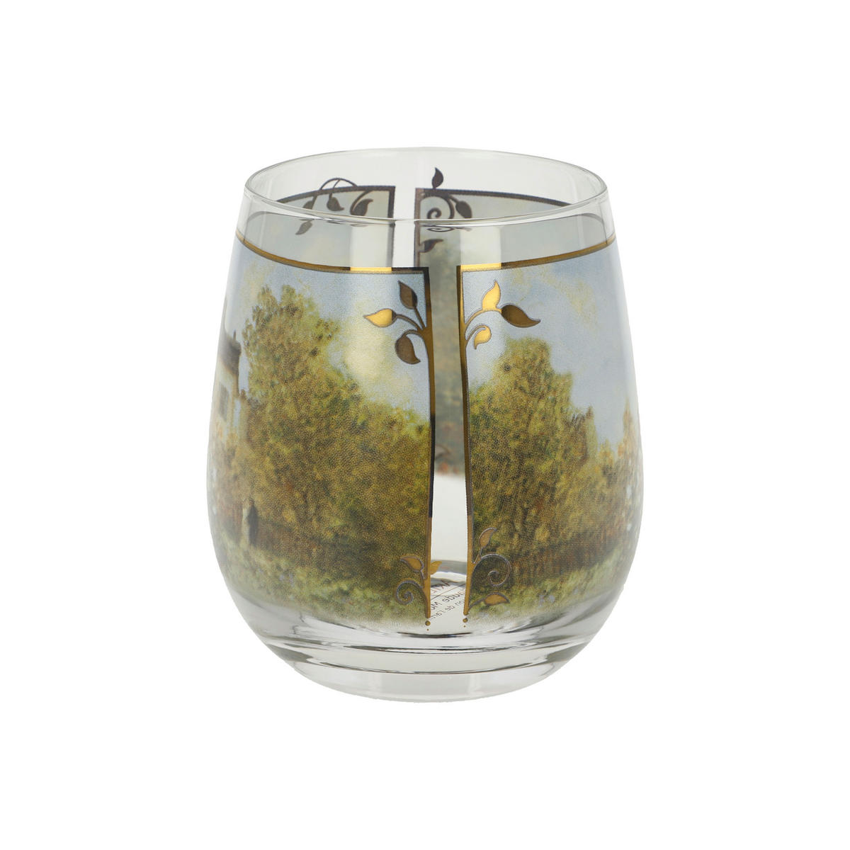 WINDLICHT Claude Monet - Das Künstlerhaus, Glas, Bunt, 10 cm - Multicolor, Glas (8/9.5/8cm) - Goebel